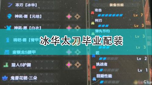 《荒野》太刀终盘配装+毕业技能攻略揭秘! 《荒野》太刀终盘配装+毕业技能攻略揭秘!