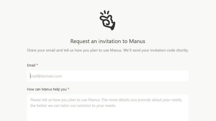 速抢!Manus邀请码免费领,仅需3步!🎉 速抢!Manus邀请码免费领,仅需3步!🎉