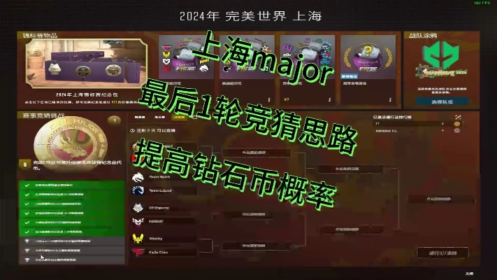 CS2上海Major竞猜攻略:如何精准预测? CS2上海Major竞猜攻略:如何精准预测?