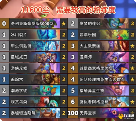 炉石传说发现猎卡组推荐,构筑攻略! 炉石传说发现猎卡组推荐,构筑攻略!