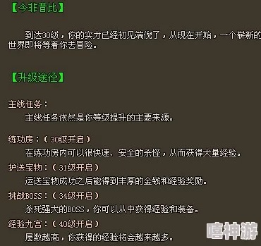 暗喻幻想刷级攻略:快速升级秘籍 暗喻幻想刷级攻略:快速升级秘籍