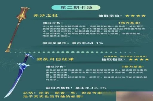 原神4.6角色武器抽选攻略,告别迷茫! 原神4.6角色武器抽选攻略,告别迷茫!