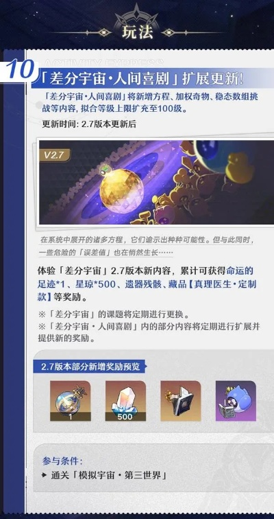 崩坏星穹铁道2.1活动盘点,解锁新玩法! 崩坏星穹铁道2.1活动盘点,解锁新玩法!