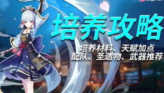 原神嘉明培养攻略：武器圣遗物配队必看
