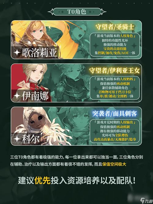 《铃兰之剑》平民SR培养攻略,快速提升! 《铃兰之剑》平民SR培养攻略,快速提升!