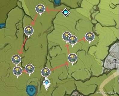 原神4.2湖光铃兰全收集攻略，93分钟高效解锁全位置