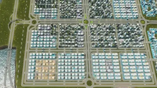 《都市天际线2》荷兰风布局,揭秘低密度住宅优势 《都市天际线2》荷兰风布局,揭秘低密度住宅优势