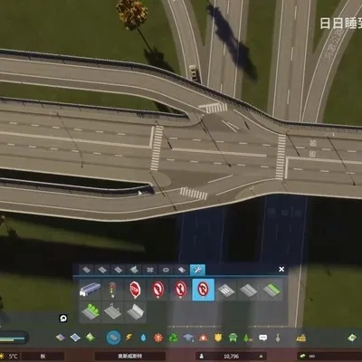 《都市天际线2》T字路口辅道+快车道建造攻略 《都市天际线2》T字路口辅道+快车道建造攻略