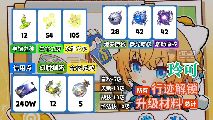 崩坏3玲可1.3全培养攻略，快速提升！