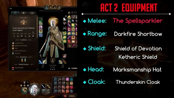 博德之门3附伤流刃契邪术师Build攻略 博德之门3附伤流刃契邪术师Build攻略