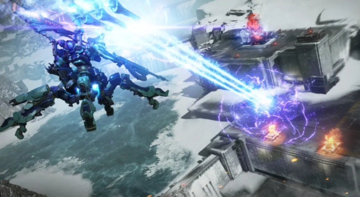 装甲核心6双电针剑豪流配装，近战强！