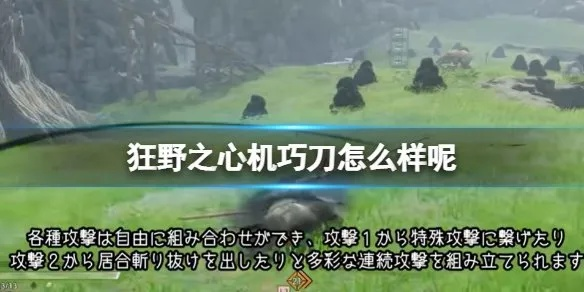 狂野之心野太刀基础招式速成攻略 狂野之心野太刀基础招式速成攻略