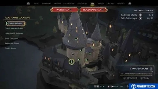 霍格沃茨之遗全飞路之焰传送点速查