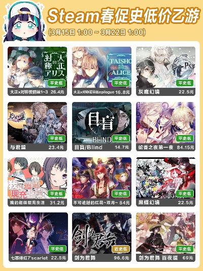 春促剁手指南！平史低神作游戏推荐，哪款值得入手？
