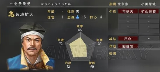 《信长之野望大志》关东越后武将资料 《信长之野望大志》关东越后武将资料