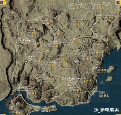 绝地求生沙漠地图资源点攻略推荐 绝地求生沙漠地图资源点攻略推荐