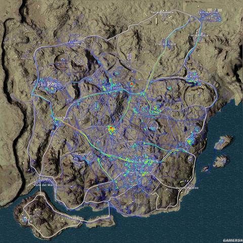 《绝地求生大逃杀》沙漠地图建筑与资源分布 《绝地求生大逃杀》沙漠地图建筑与资源分布