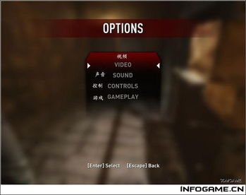 《德军总部》游戏菜单选项翻译 《德军总部》游戏菜单选项翻译