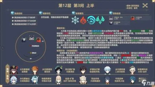 原神3.2深渊阵容推荐攻略 原神3.2深渊阵容推荐攻略