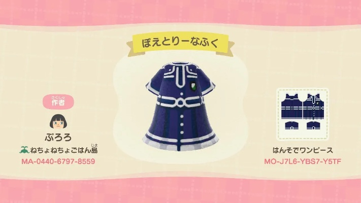 《动物森友会》少女前线角色服饰分享 《动物森友会》少女前线角色服饰分享