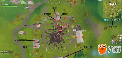 《堡垒之夜》宝箱位置一图流攻略，宝箱寻宝技巧