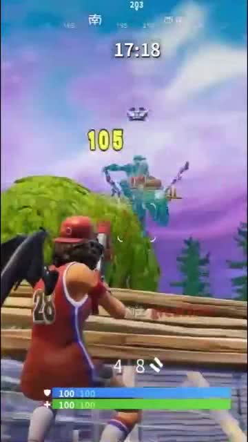 《堡垒之夜》高能操作，精彩击杀秀