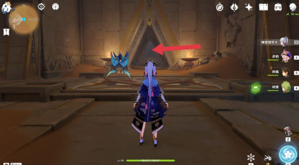 《原神》赤王陵右下传送点开启攻略 《原神》赤王陵右下传送点开启攻略
