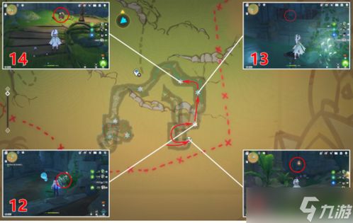 《原神》3.1沙漠旋曜玉帛收集秘籍