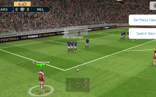 PES2025圆月弯刀弧线任意球技巧