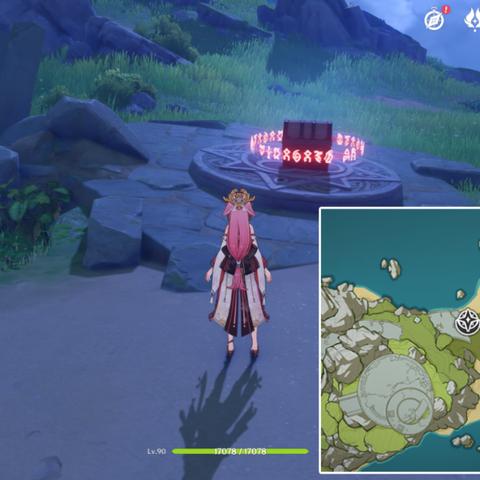 《原神》危危岛古版宝箱寻宝路线攻略 《原神》危危岛古版宝箱寻宝路线攻略