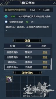 《逆水寒》跑商物价表:全国商品价格速览 《逆水寒》跑商物价表:全国商品价格速览