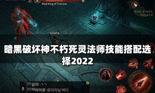 《暗黑破坏神不朽》死灵冰女辅助攻略 辅助死灵核心配装 《暗黑破坏神不朽》死灵冰女辅助攻略 辅助死灵核心配装