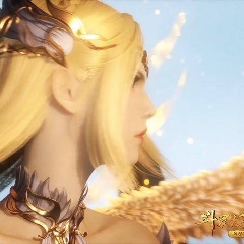 神级腰臀比！小舞开叉裙摆侧身回眸，美腿尽显