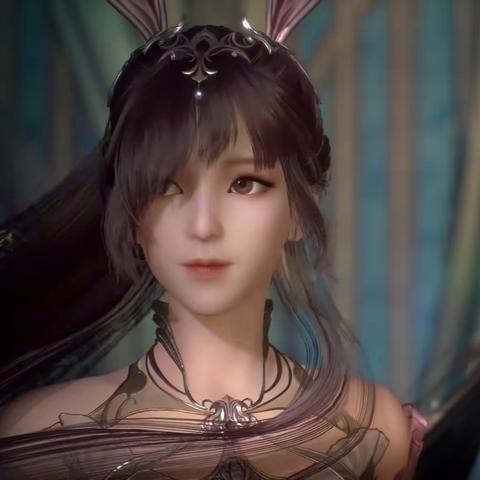 神级腰臀比！小舞开叉裙摆侧身回眸，美腿尽显