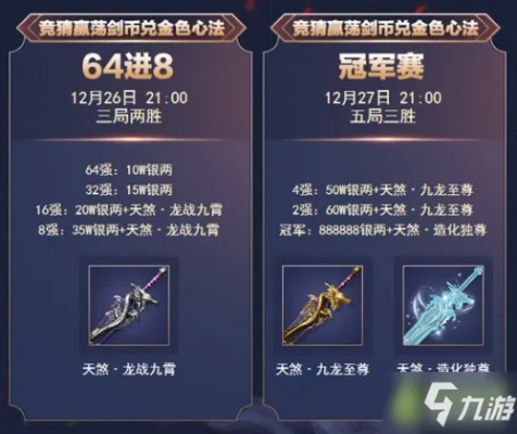 《天刀手游》剑荡分组突破服冰剑价值非凡！S1剑荡八荒赛事即将开启