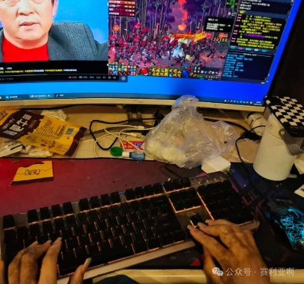 DNF玩家网吧搬砖一年，网友惊呼：僵尸王手！