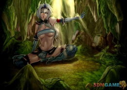 《怪物猎人：荒野》阿尔玛Cos美图，眼镜娘胸怀宽广