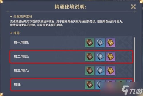 原神多莉培养材料汇总 多莉突破天赋升级所需材料