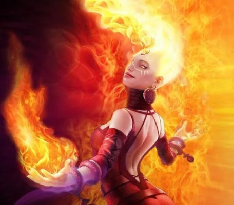 《LinaInvers：DotA烈焰舞者，魔导士风采再现》