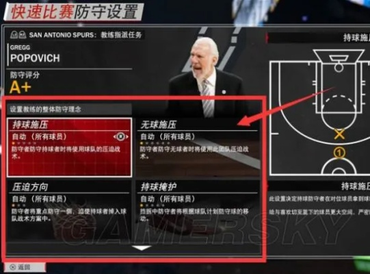 NBA2K18防守设置攻略:揭秘高效防守技巧! NBA2K18防守设置攻略:揭秘高效防守技巧!