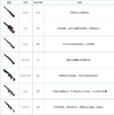 《绝地求生》武器解析：揭秘全武器性能与致命伤害！