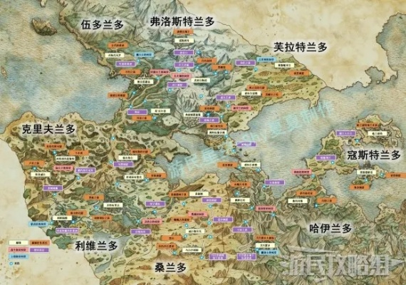 《八方旅人》全标注地图大揭秘!高清地图探秘之旅 《八方旅人》全标注地图大揭秘!高清地图探秘之旅