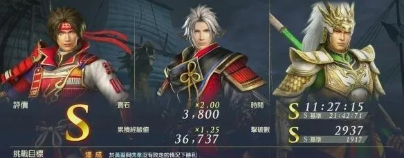 《无双大蛇3》S评价全挑战攻略！揭秘高效支线任务打法技巧