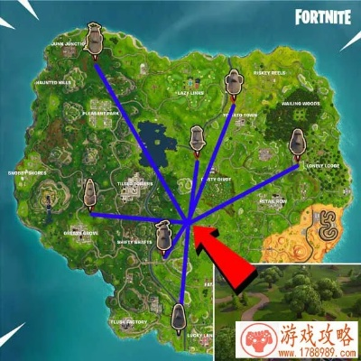 《堡垒之夜》第五赛季首周隐藏星揭秘：公路旅行星点位置大揭秘！