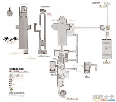 《黑暗之魂3》环印城地图全攻略！DLC1&2绘画世界秘境大揭秘