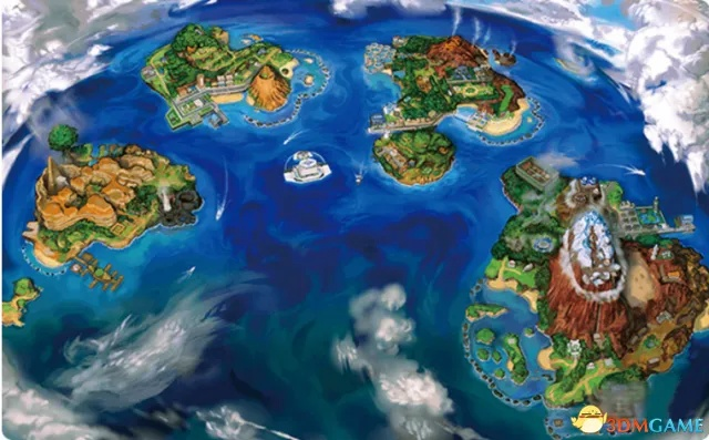 《口袋妖怪日月》阿罗拉图鉴大揭秘：隐藏精灵分布地图曝光！