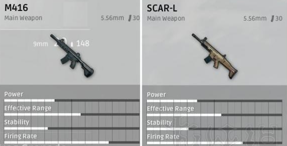 《SCAR vs M4：绝地求生新版枪械实战对比》
