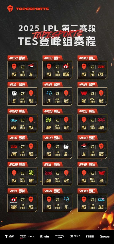 LPL第二赛段赛程揭秘:英雄对决时间表曝光 LPL第二赛段赛程揭秘:英雄对决时间表曝光