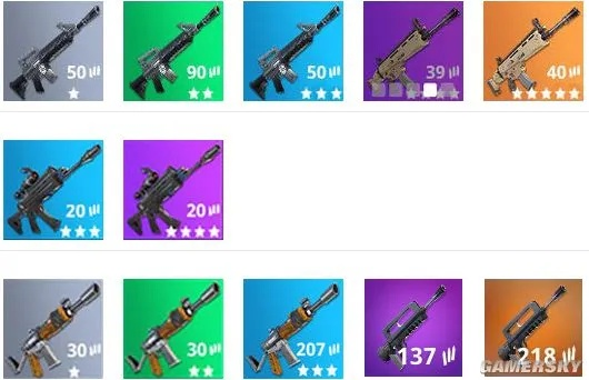 《堡垒之夜轻型弹药武器全解析》