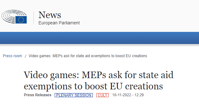 欧盟高层力挺“停止扼杀游戏”运动,玩家福音来袭! 欧盟高层力挺“停止扼杀游戏”运动,玩家福音来袭!